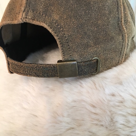 RUSTIC SUEDE BASEBALL CAP - Picture 2 of 6
